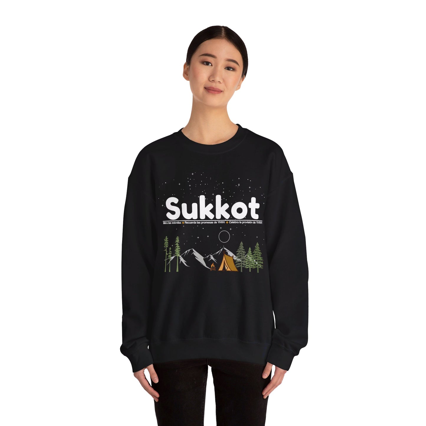 SUKKOT - MIRA LAS ESTRELLAS CREWNECK | Unisex Faithwear